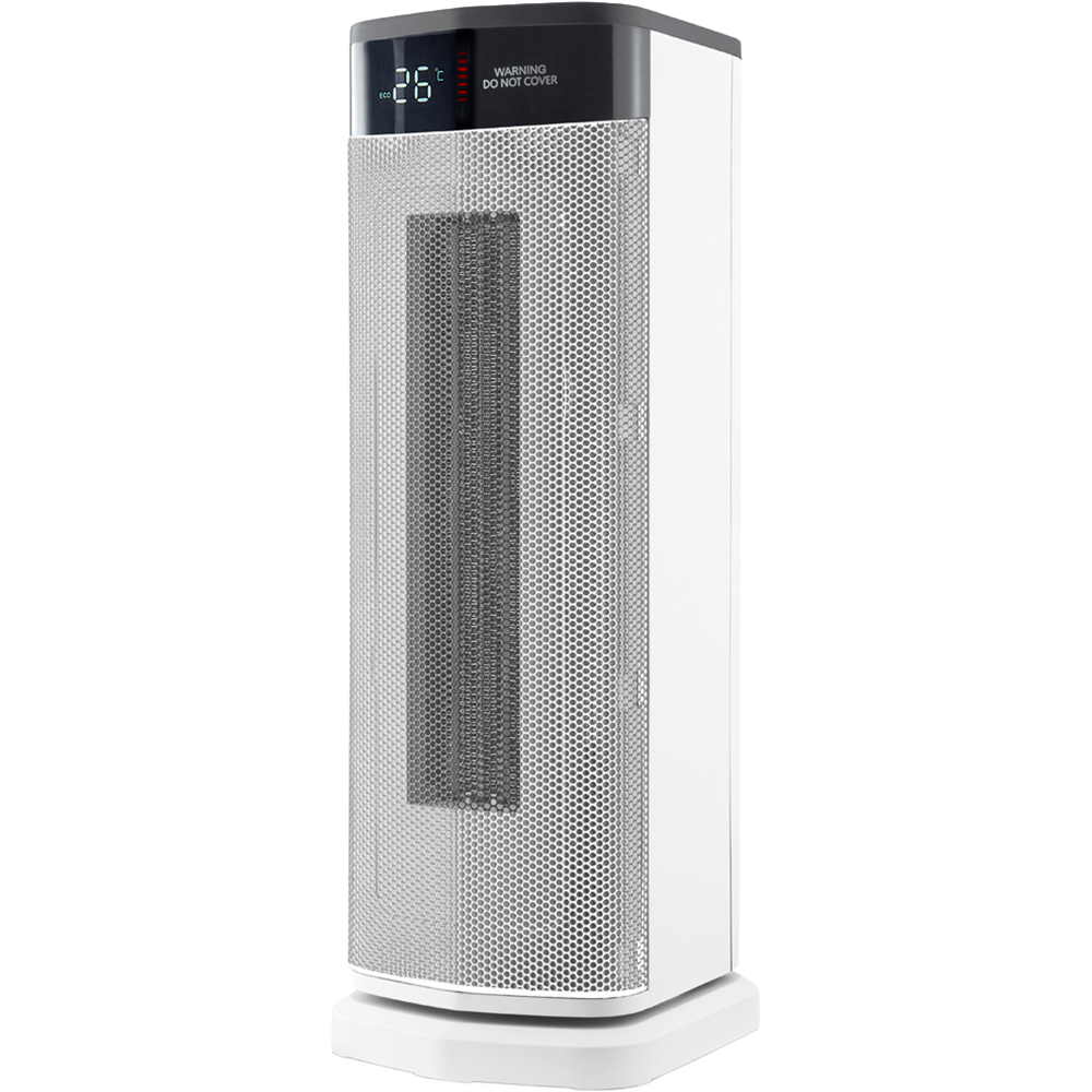 Morphy Richards White Ceramic Tower Fan Heater 2000W Image 1