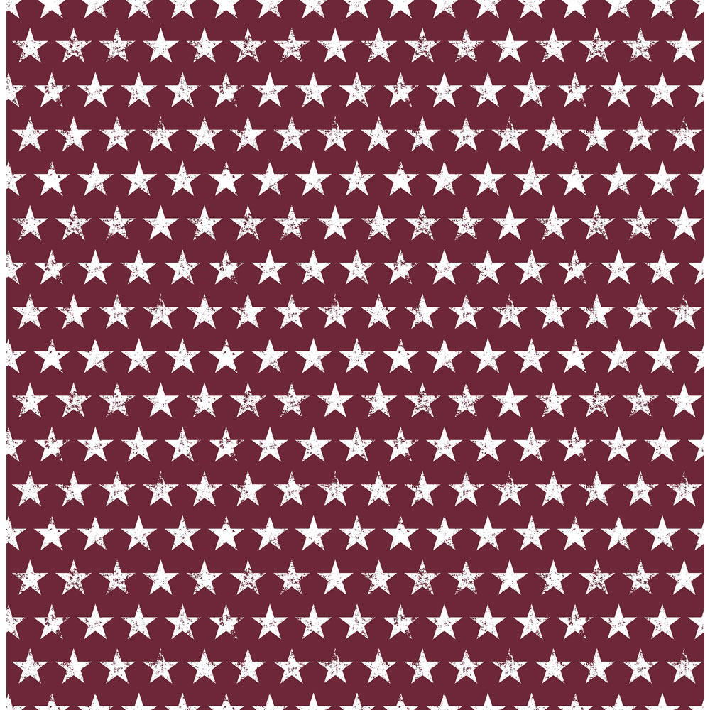 Wilko Wallpaper Red Stars Image 1