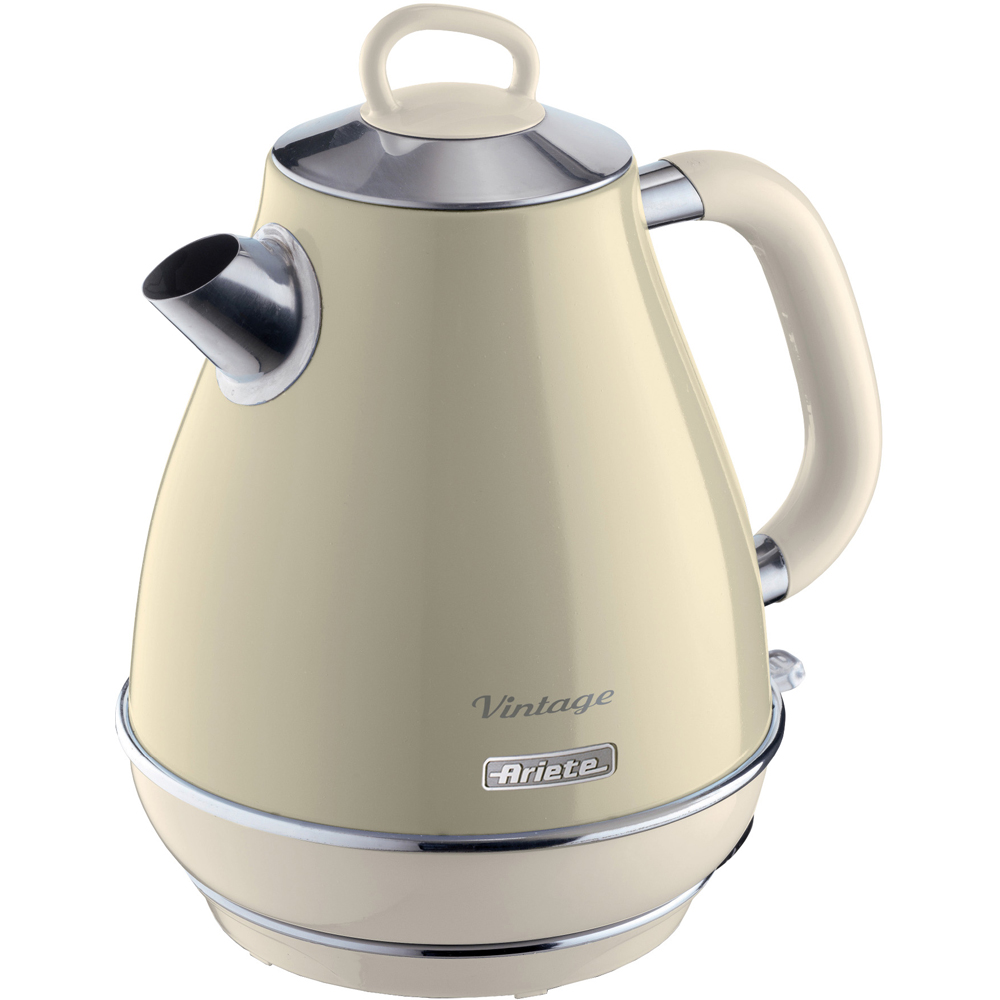 Ariete Vintage ARPK58 Cream 20L Microwave with 2 Slice Toaster and 1.7L Jug Kettle Set Image 2