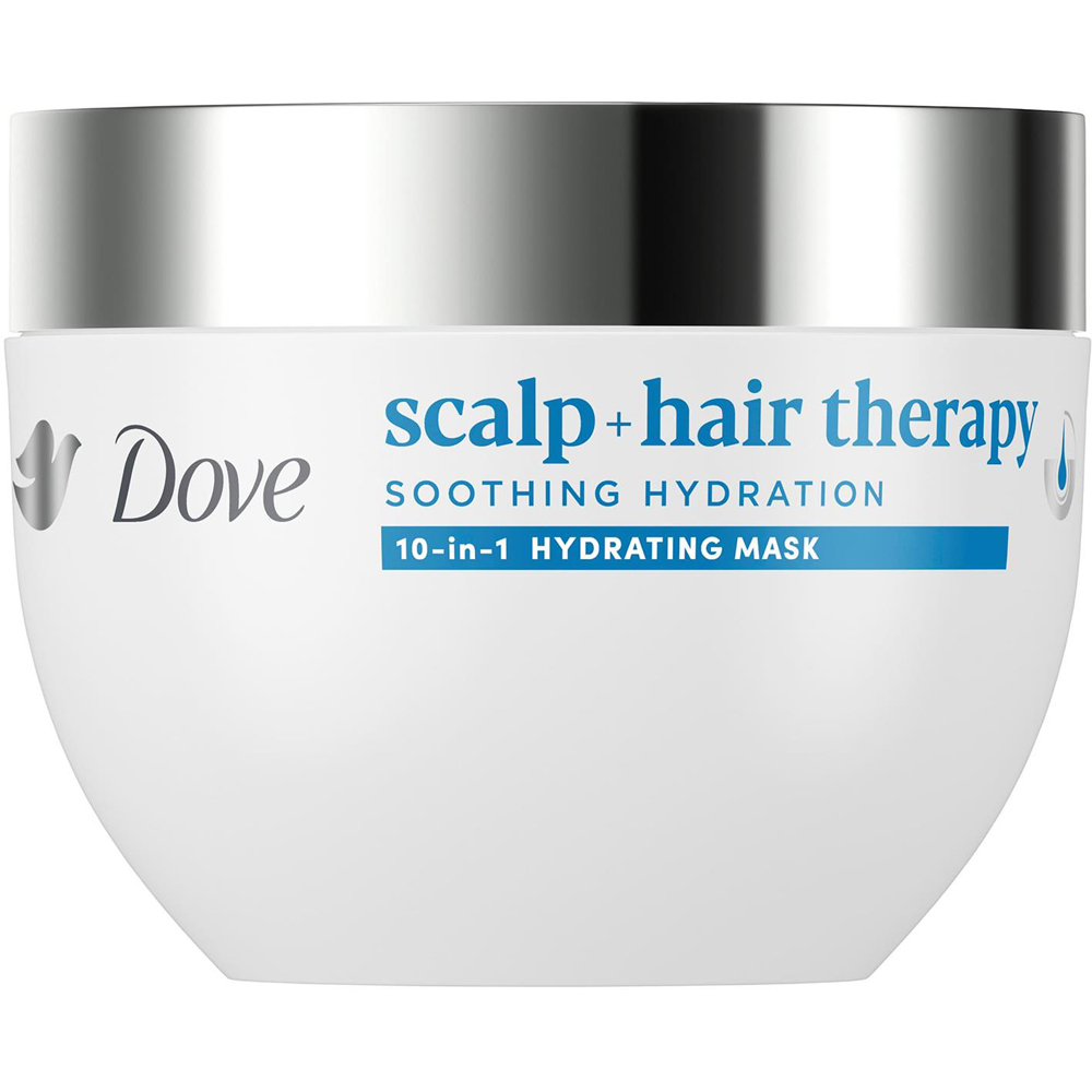 Dove Scalp+Hair Therapy Soothing Hydration Hyaluronic Acid 10-in-1 Mask 270ml 6 Pack Image 2