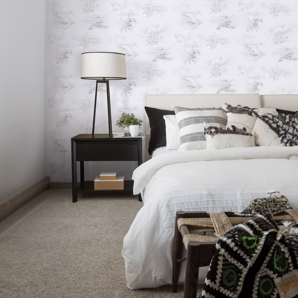 Galerie Global Fusion Clouds and Birds Grey Wallpaper Image 2