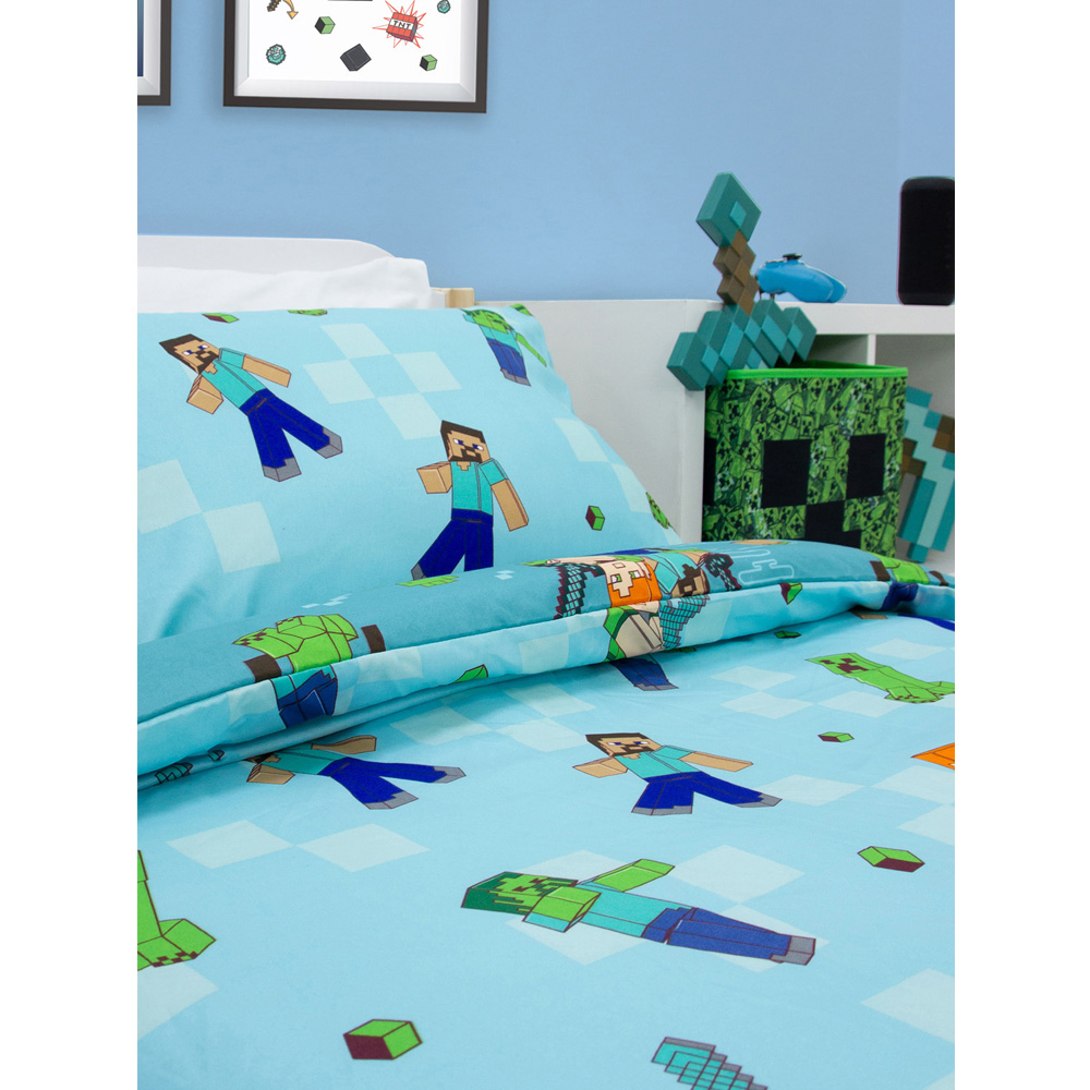 Minecraft Level Up Duvet Set Image 4