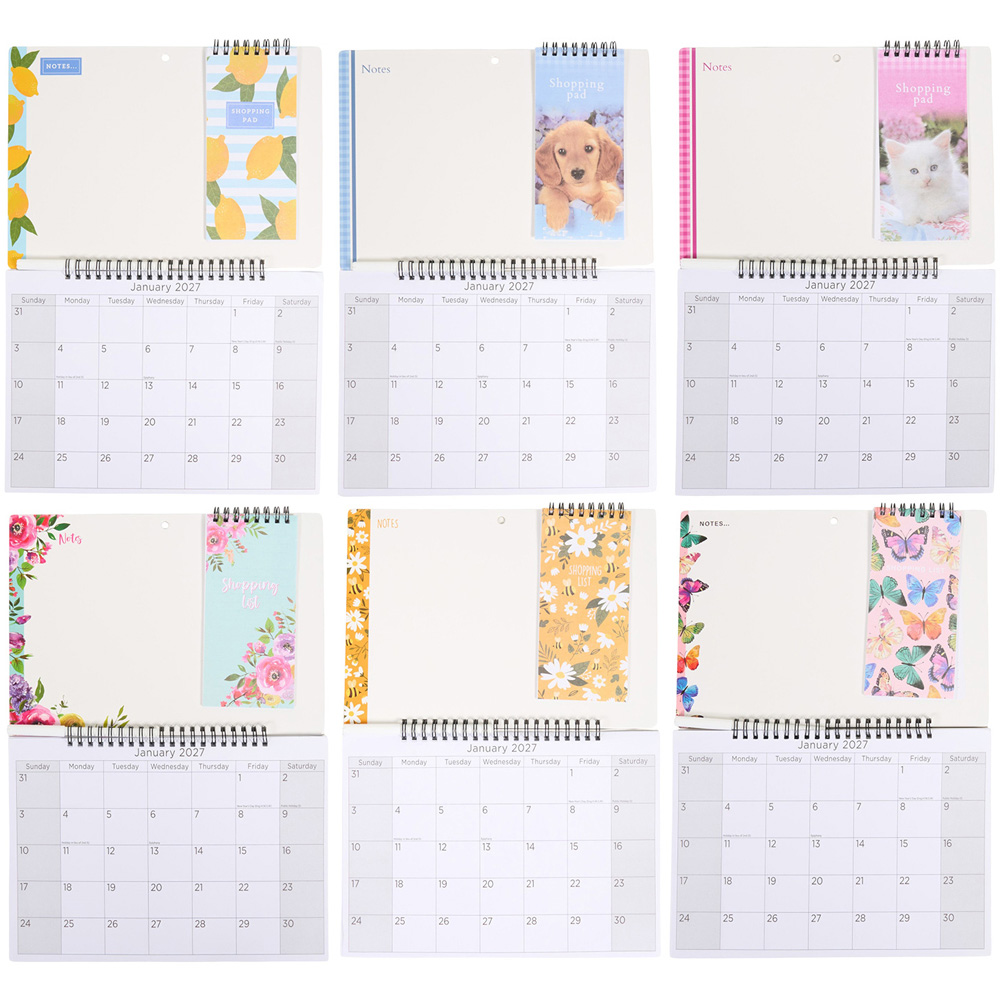 2027 Whiteboard Calendar with Pad and Pen Image 8