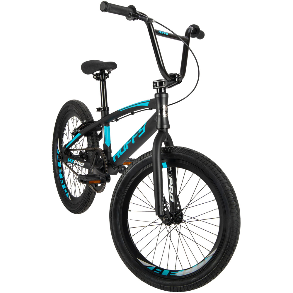 HUFFY HX Pro Racer 20-inch Aluminium Black and Blue BMX Race Bike Image 4