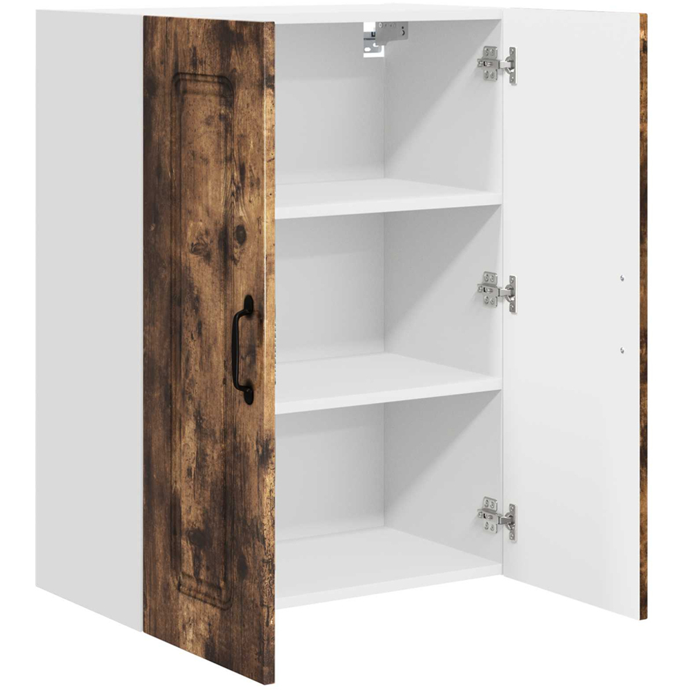 vidaXL Kalmar 2 Door Smoked Oak Wall Kitchen Cabinet Image 5