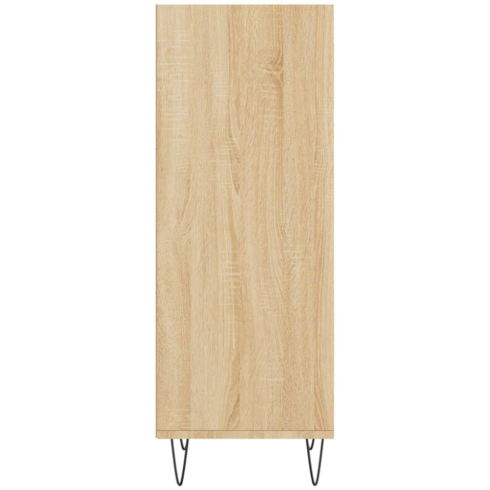 vidaXL 3 Shelf Sonoma Oak Sideboard Image 5