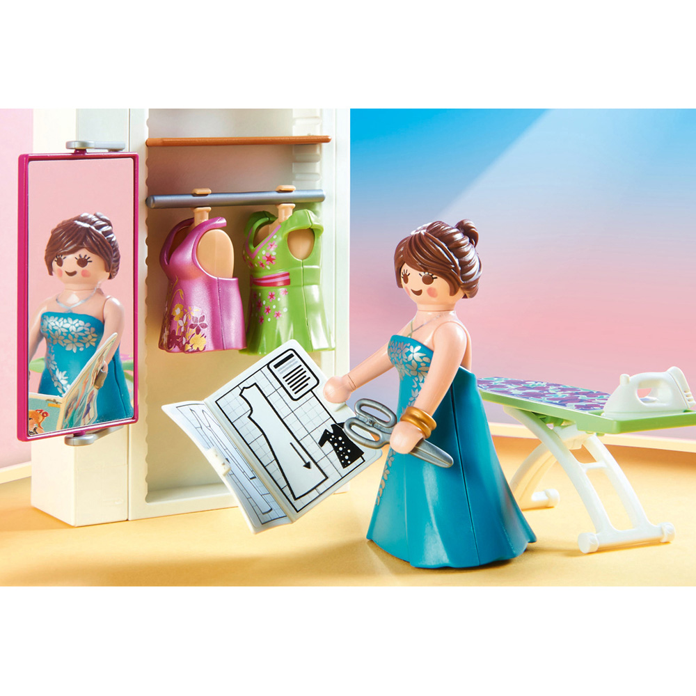 Playmobil Bedroom with Sewing Corner Playset 67 Piece Image 6