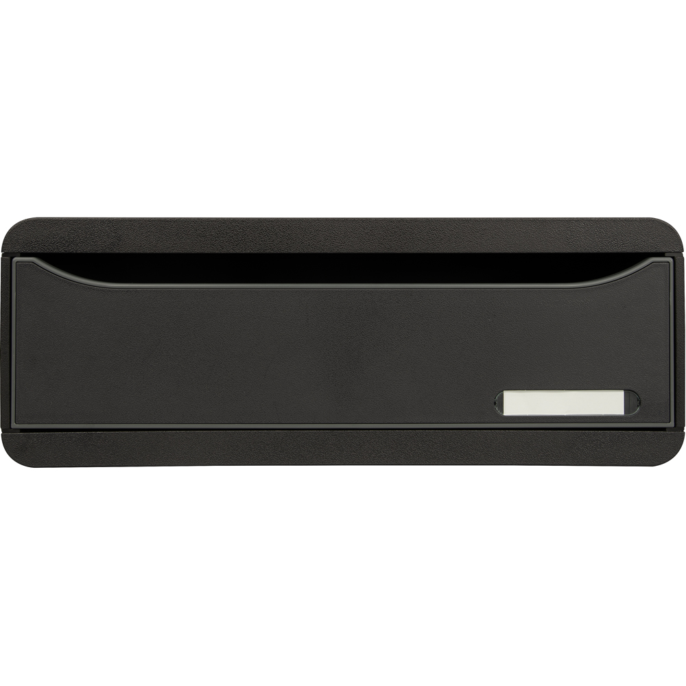 Exacompta EcoBlack Single Drawer Black Stackable Jumbo Toolbox Image 2