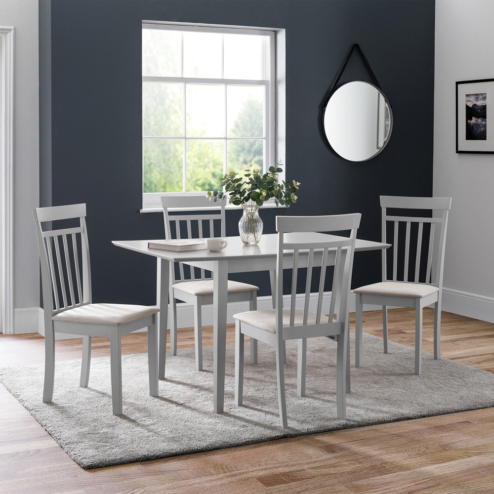 Julian Bowen Rufford Extending Dining Table Grey Image 8