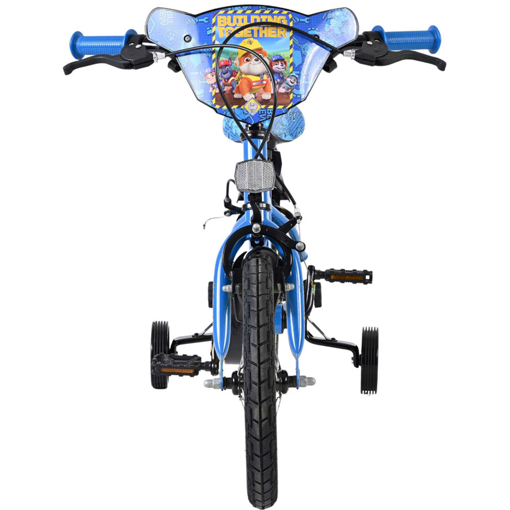 Volare Rubble and Crew Kids 14 inch Multicolour Bike with Stabilisers Image 3