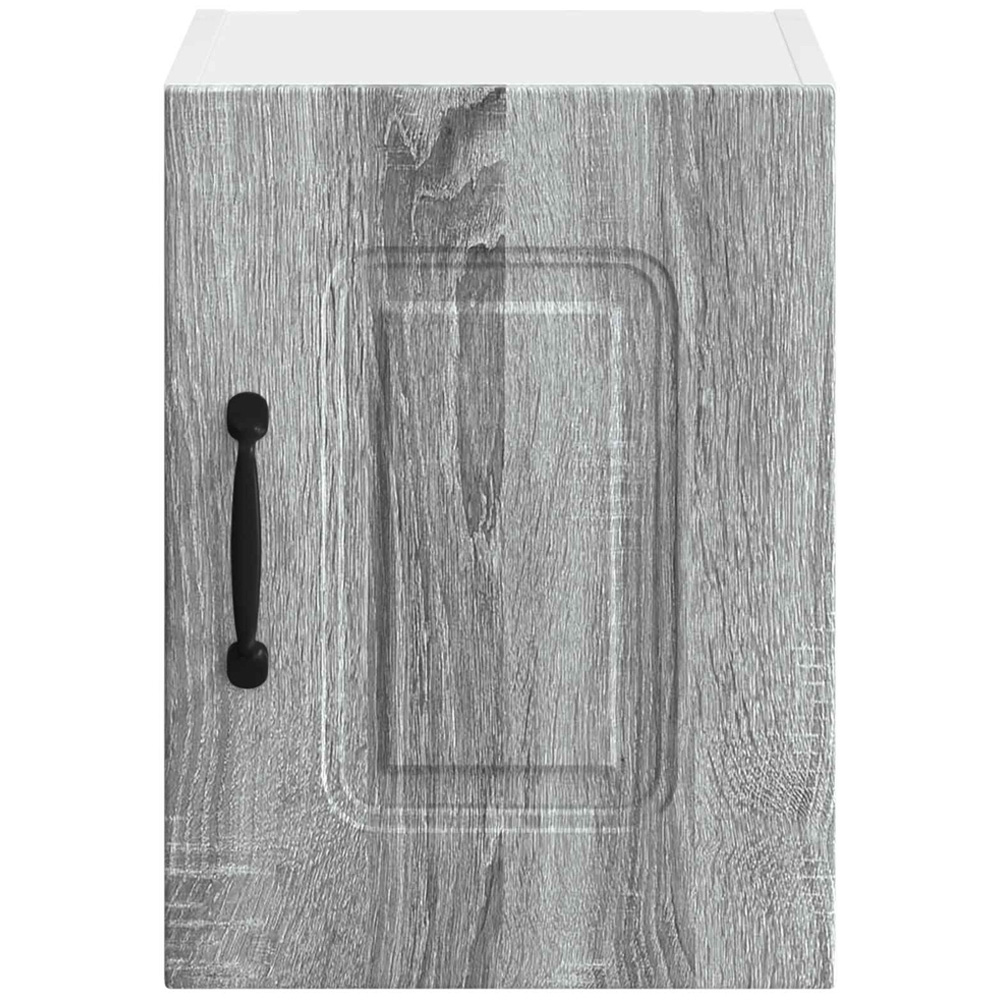vidaXL Kalmar Single Door Grey Sonoma Wall Mounted Kitchen Cabinet Image 4