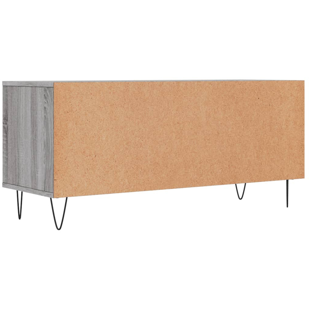 vidaXL 2 Drawer 2 Shelf Grey Sonoma TV Cabinet Image 8