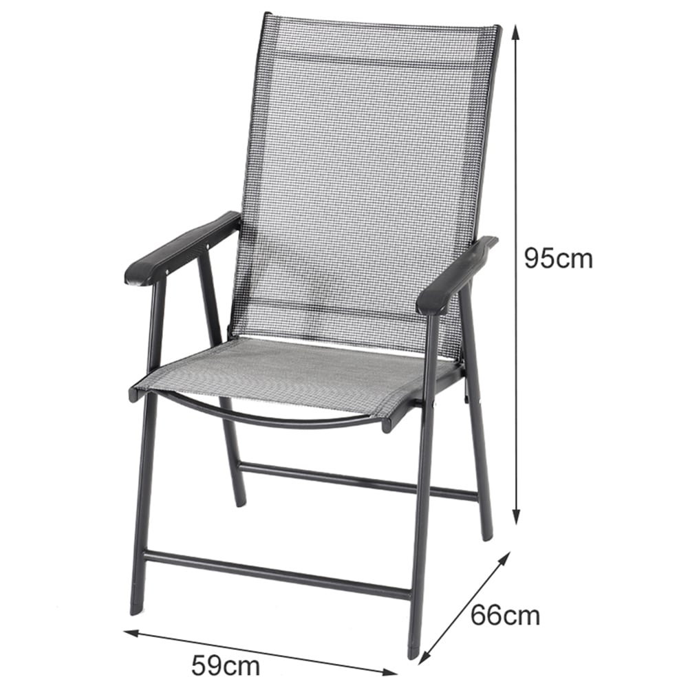 Living and Home Foldable 6 Seater Bistro Set Image 7