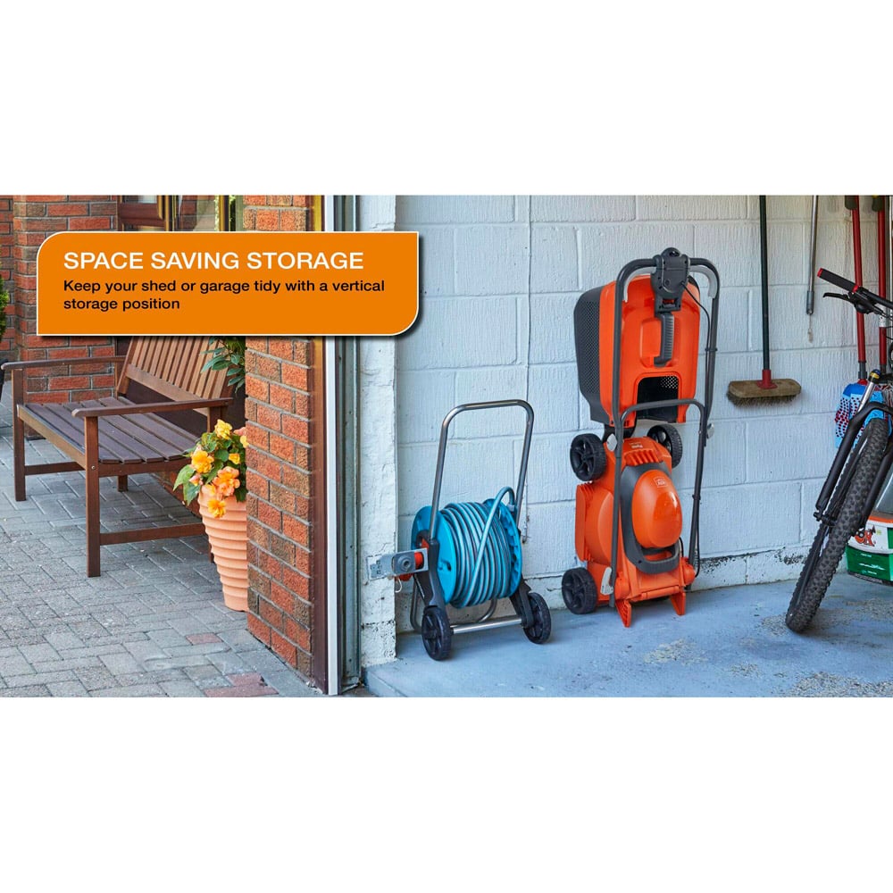 Flymo SimpliStore 300Li 9705395-01 40W Hand Propelled 30cm Rotary Lawn Mower Image 4