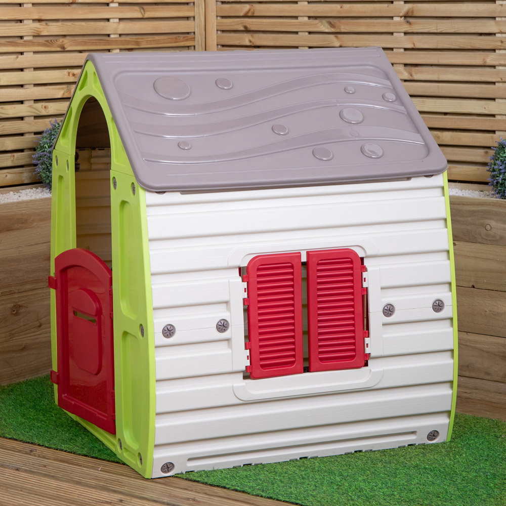 Samuel Alexander Green and White Plastic Magical Forest Wendy Playhouse 1.09m Image 4