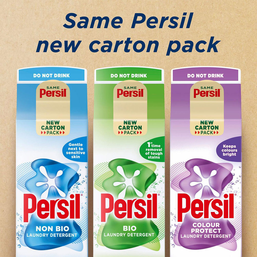 Persil Bio Gentle Fabric Clean Laundry Liquid Detergent 35 Washes 945ml 6 Pack Image 5