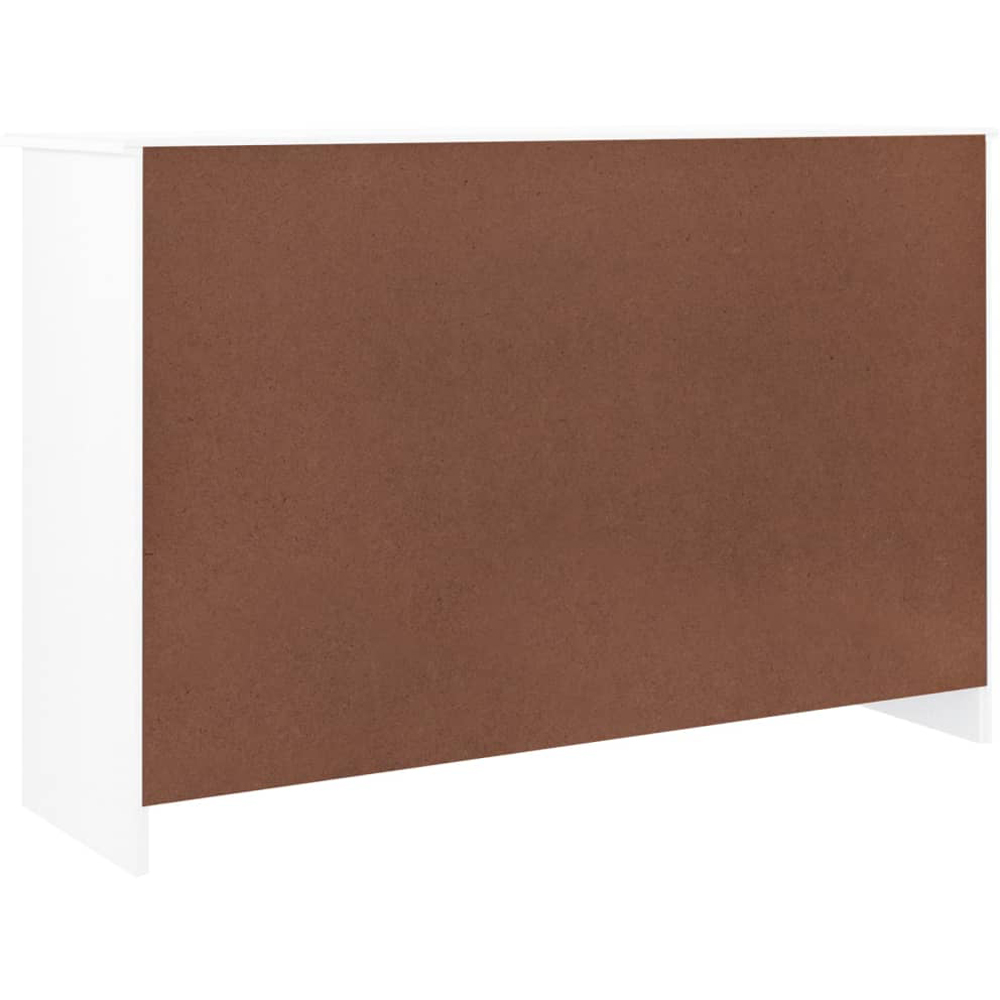vidaXL 7 Drawer White Pine Wood Chest of Drawers Image 4