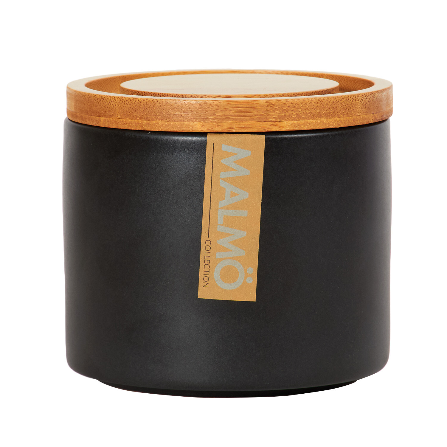 Malmo Stacking Canister - Black Image 1