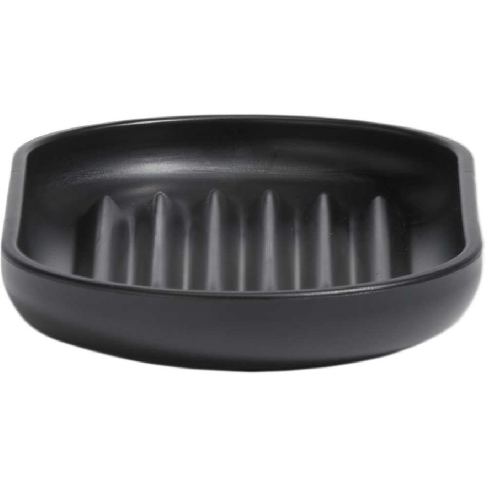 ReBorn Dark Grey Recycled Plastic Soap Dish Twin Pack Image 5