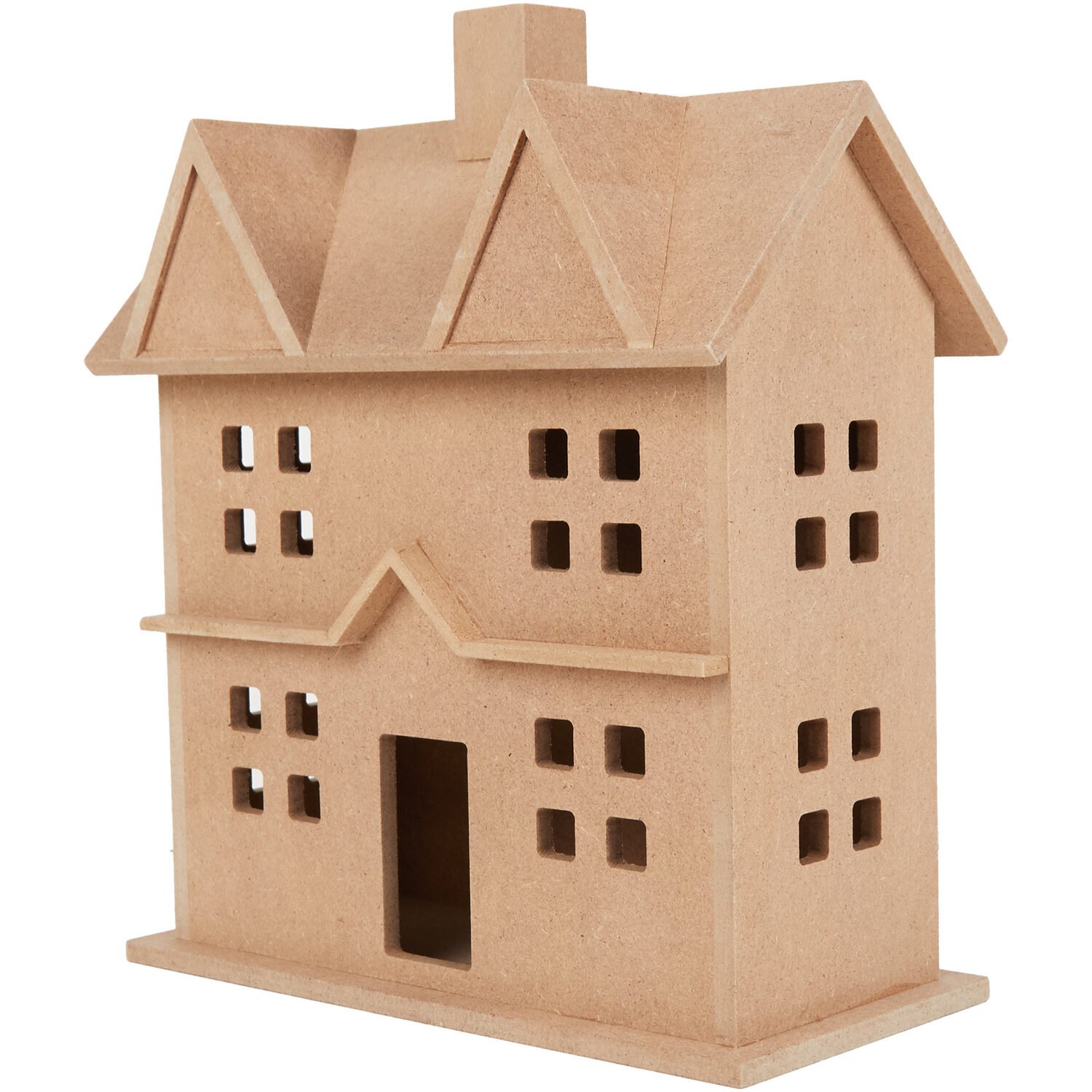 Paint Your Own Wooden House - Brown Image 2
