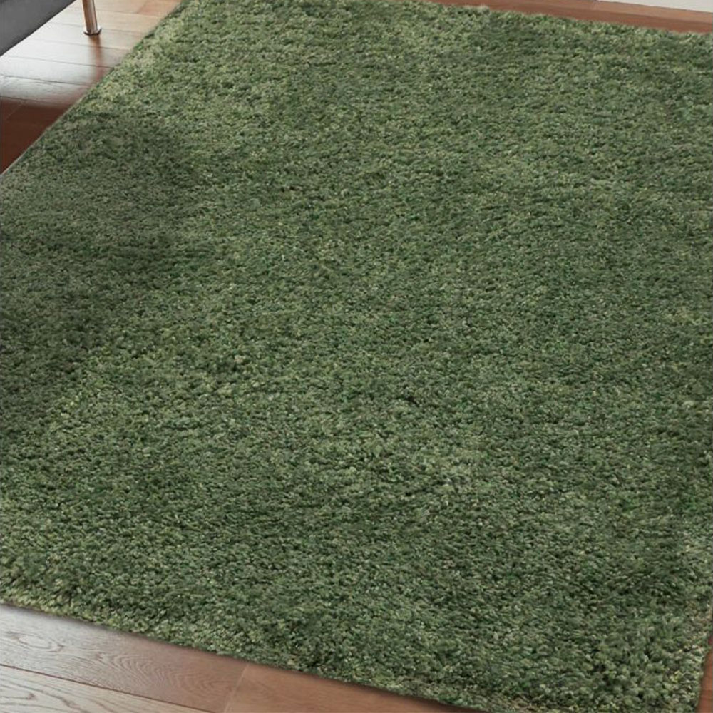 Homemaker Jazz Sage Shaggy Rug 120 x 170cm Image 1