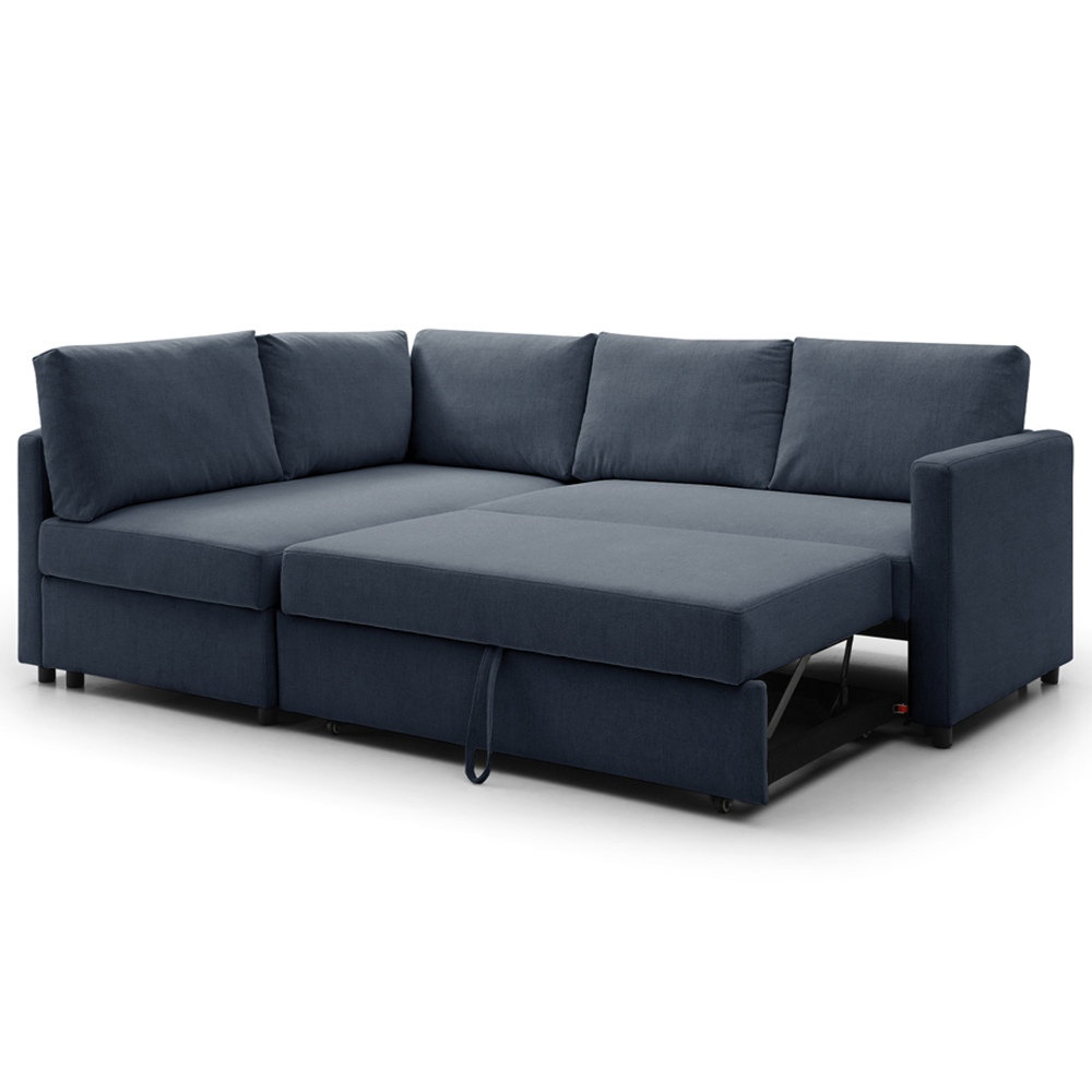 Clare 4 Seater Navy Corner Sofa Bed Image 5