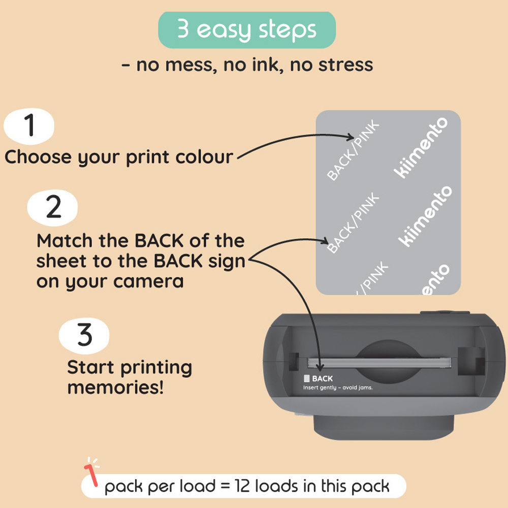 Kiimento Ink-Free Print 120 Pack Image 6
