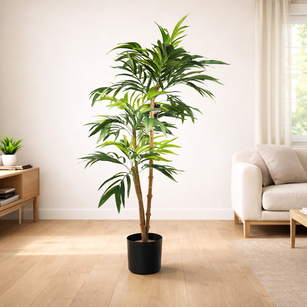 Leaf Mango Leaf Artificial Tree Pot 4.5ft Image 2