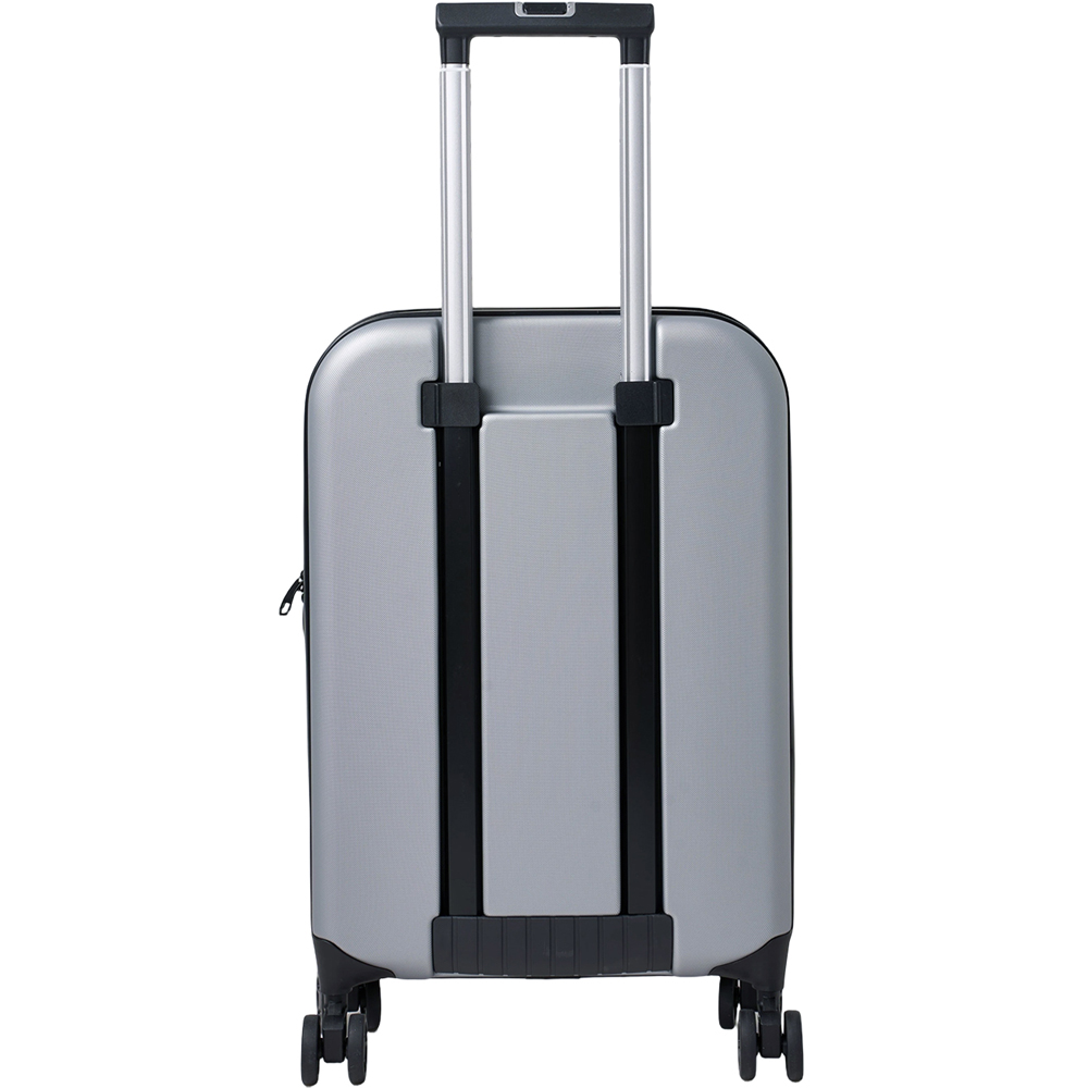 H&O Direct 20 inch Silver Expandable Folding Luggage Suitcase Image 3