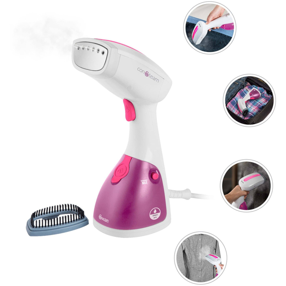 Swan SI12020N White Handheld Garment Steamer 1100W Image 4