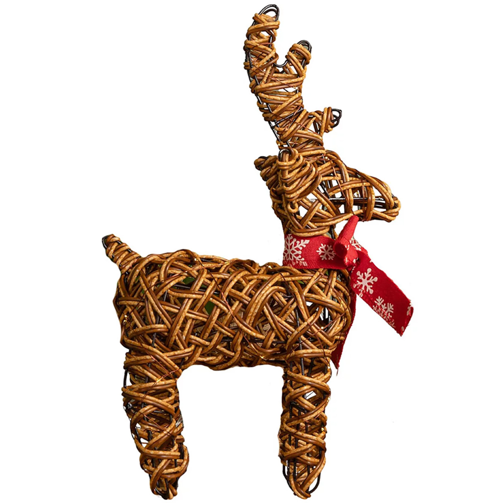 Samuel Alexander Light Up Brown Reindeer Christmas Decoration Image 1