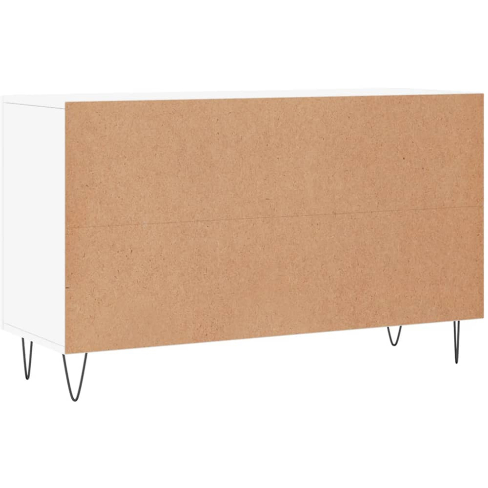 vidaXL 2 Door 2 Drawer White Sideboard Image 8