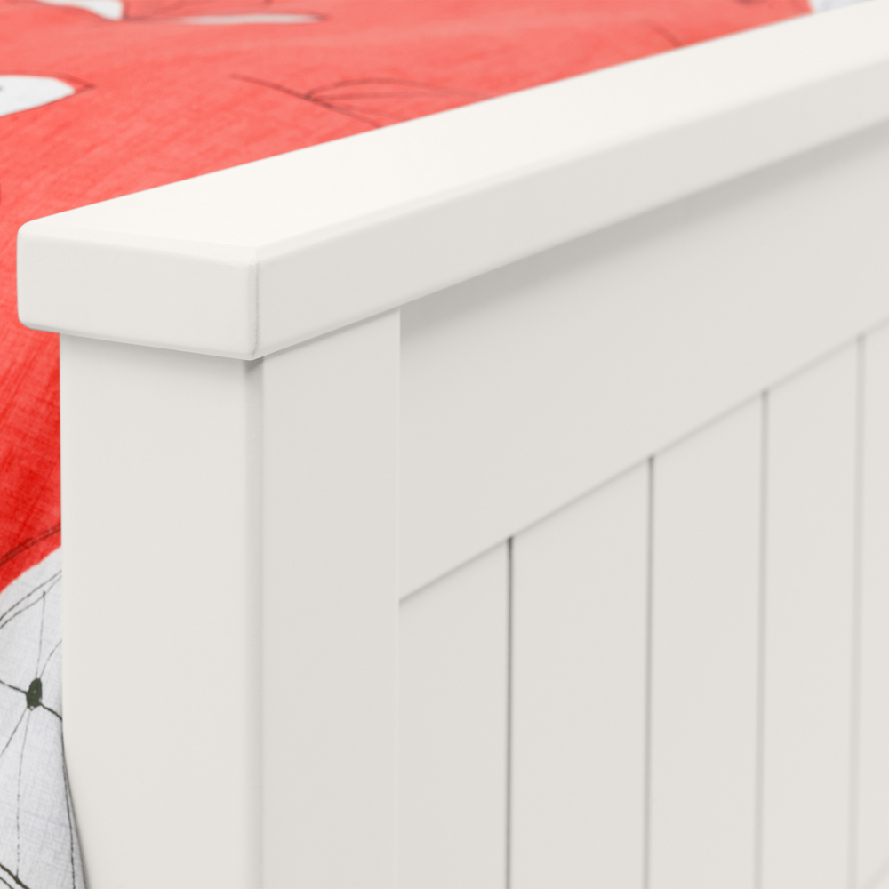 Julian Bowen Maine Single Surf White Bookcase Bed Image 7