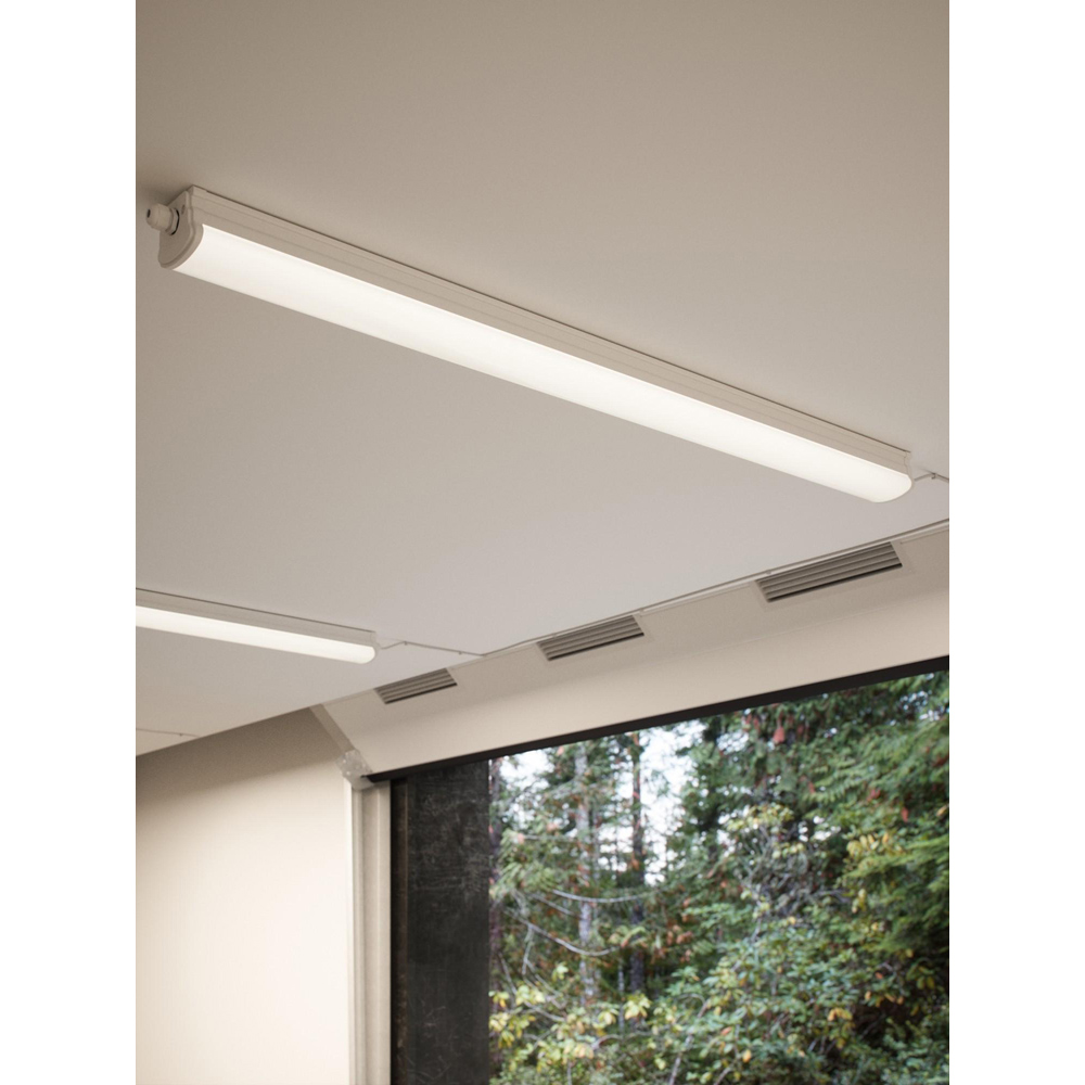 Nordlux Oakland 120 Double White LED Batten Light Fitting Image 2