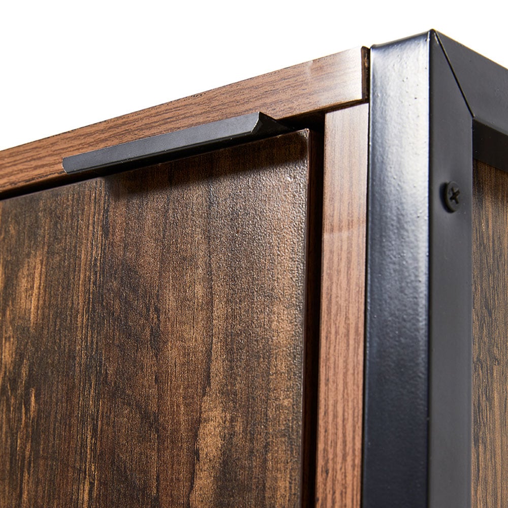 H&O Direct Single Magnetic Door Bathroom Storage Cabinet Image 4