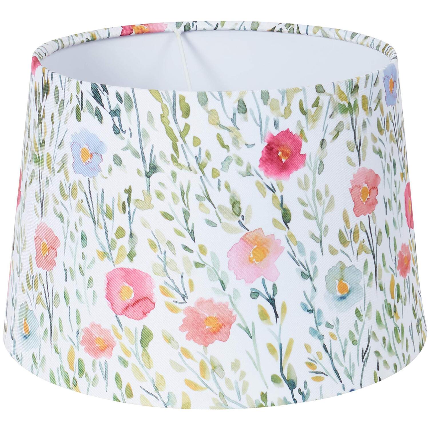 Pastel Floral Tapered Shade - White Image 2