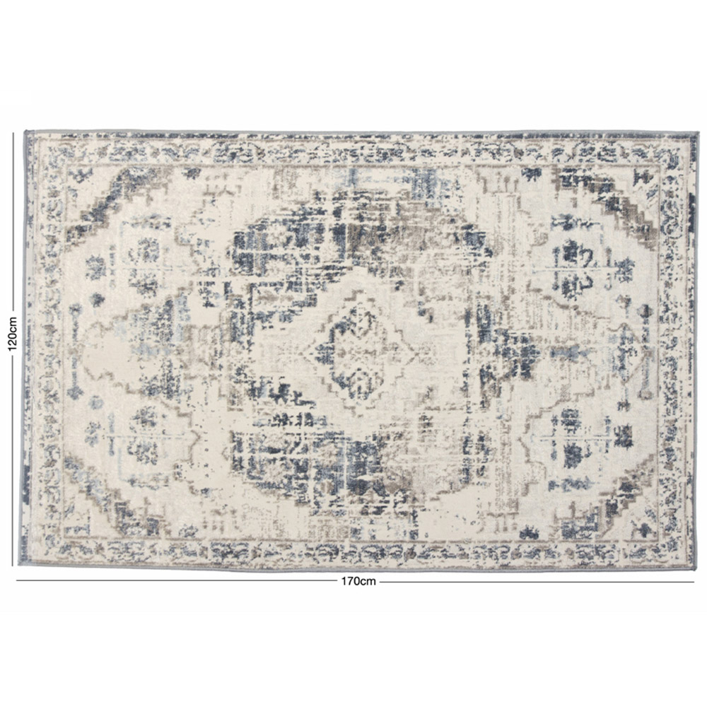 Eselle Muse Oriental Navy Rug 120 x 170cm Image 7