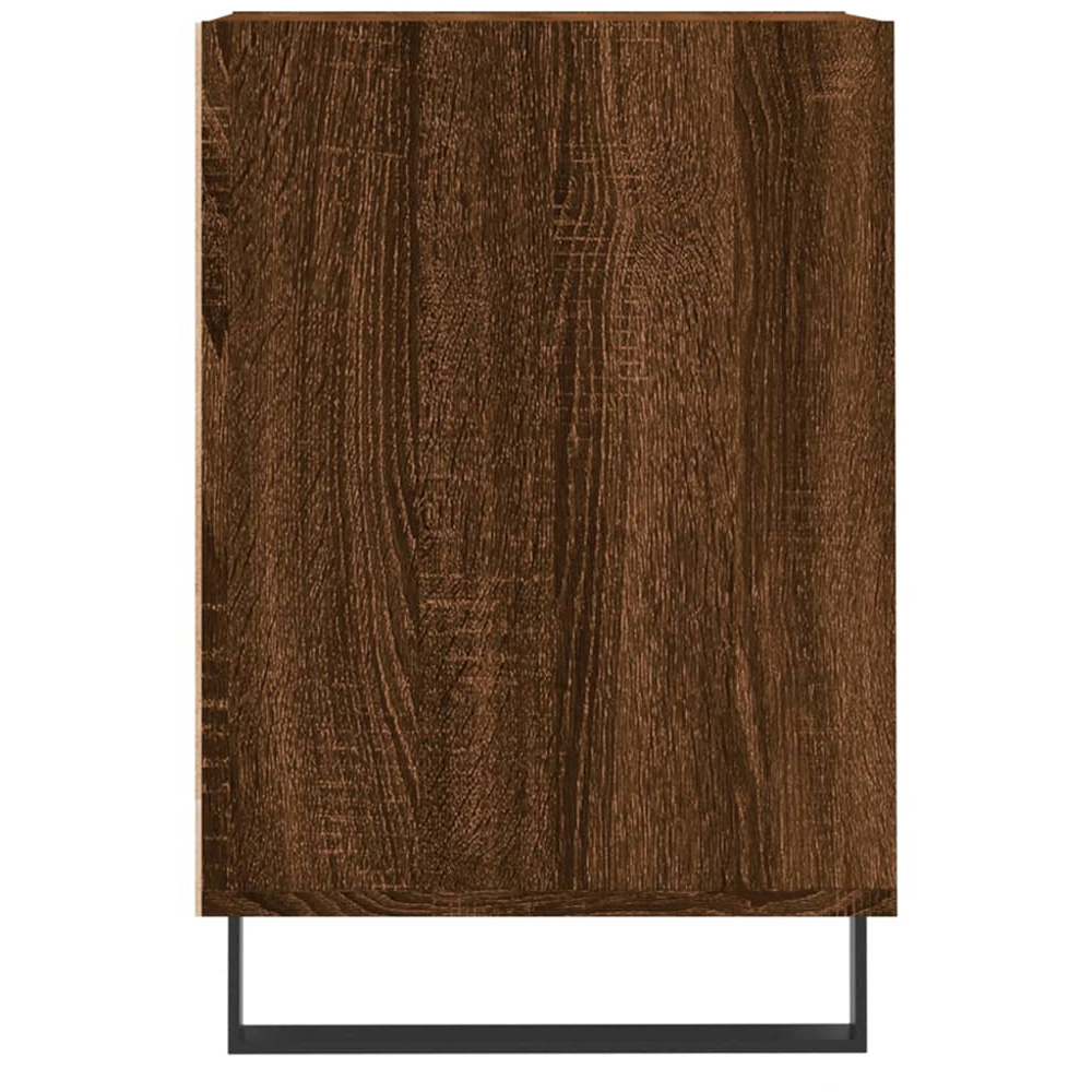 vidaXL 2 Door 3 Shelf Brown Oak TV Cabinet Image 7