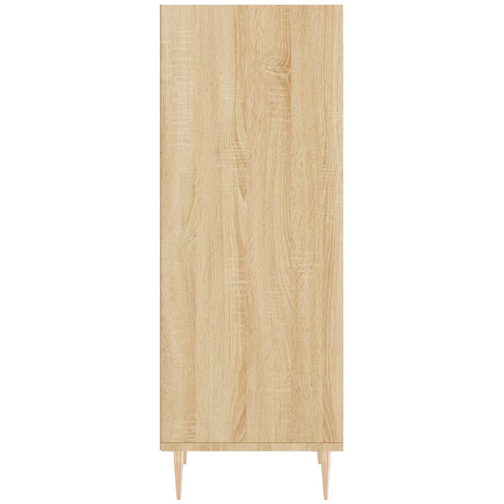 vidaXL 3 Shelf Sonoma Oak Narrow Sideboard Image 5