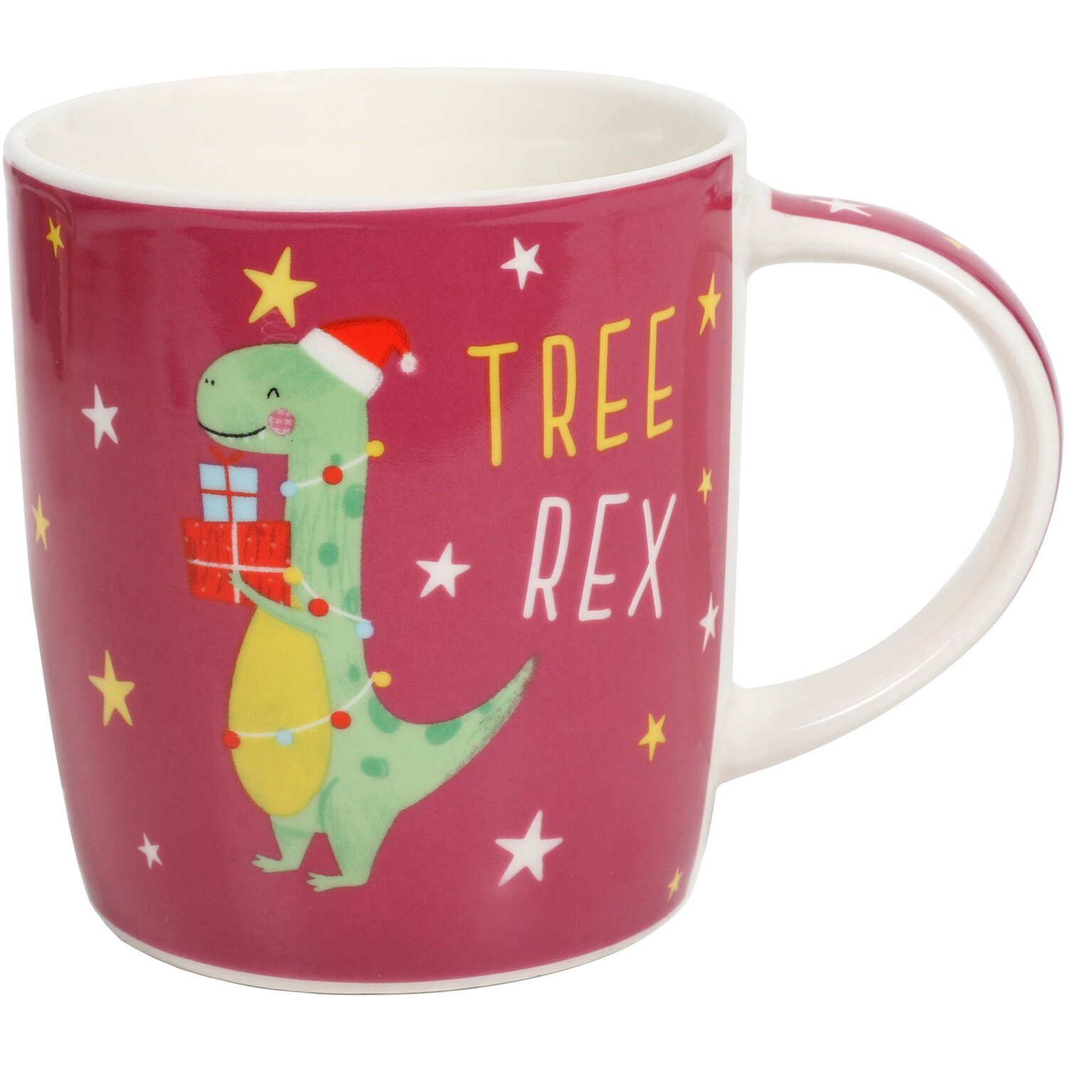 T-Rex Christmas Mug Image 5