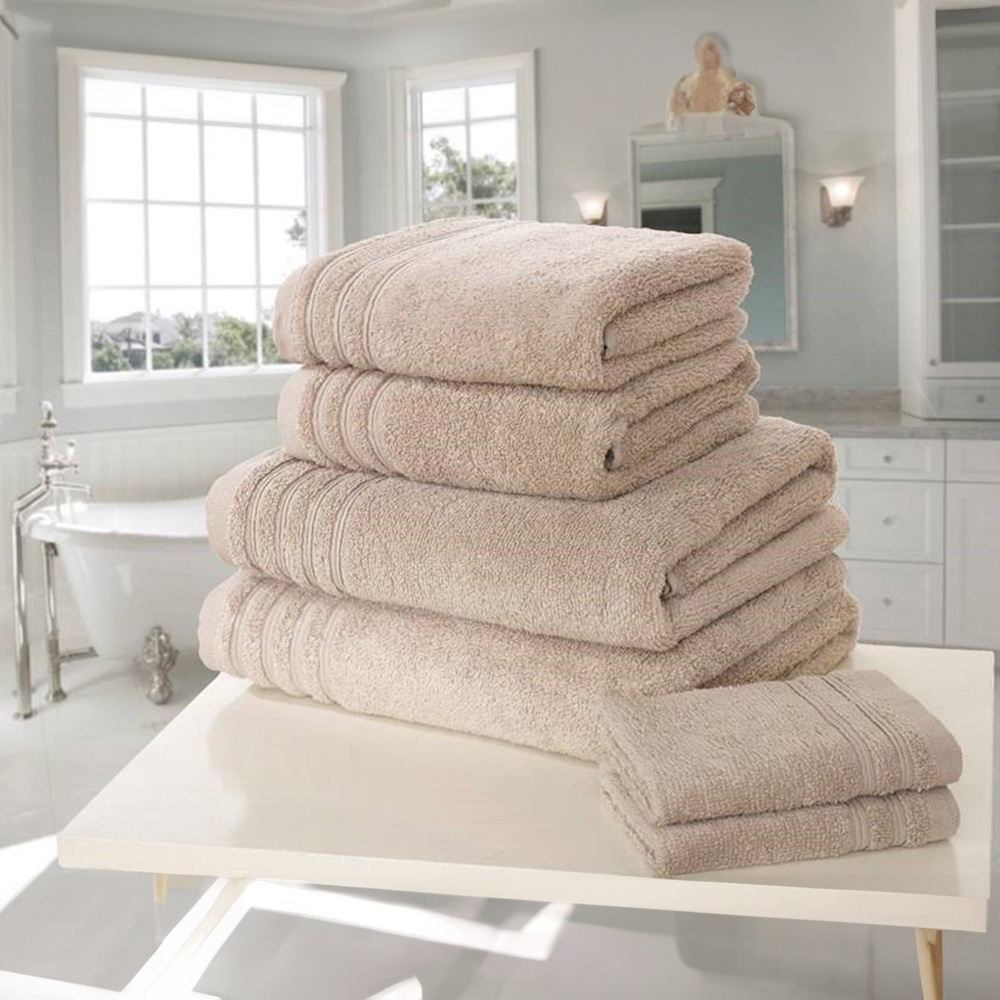 Rapport Home So Soft Cream Cotton Face Towel Image 2
