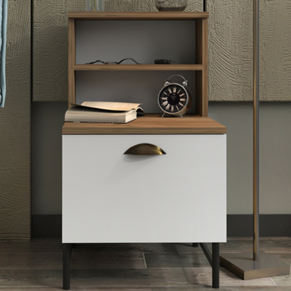 Decorotika Cressi Nightstand Bedside Table Image 1