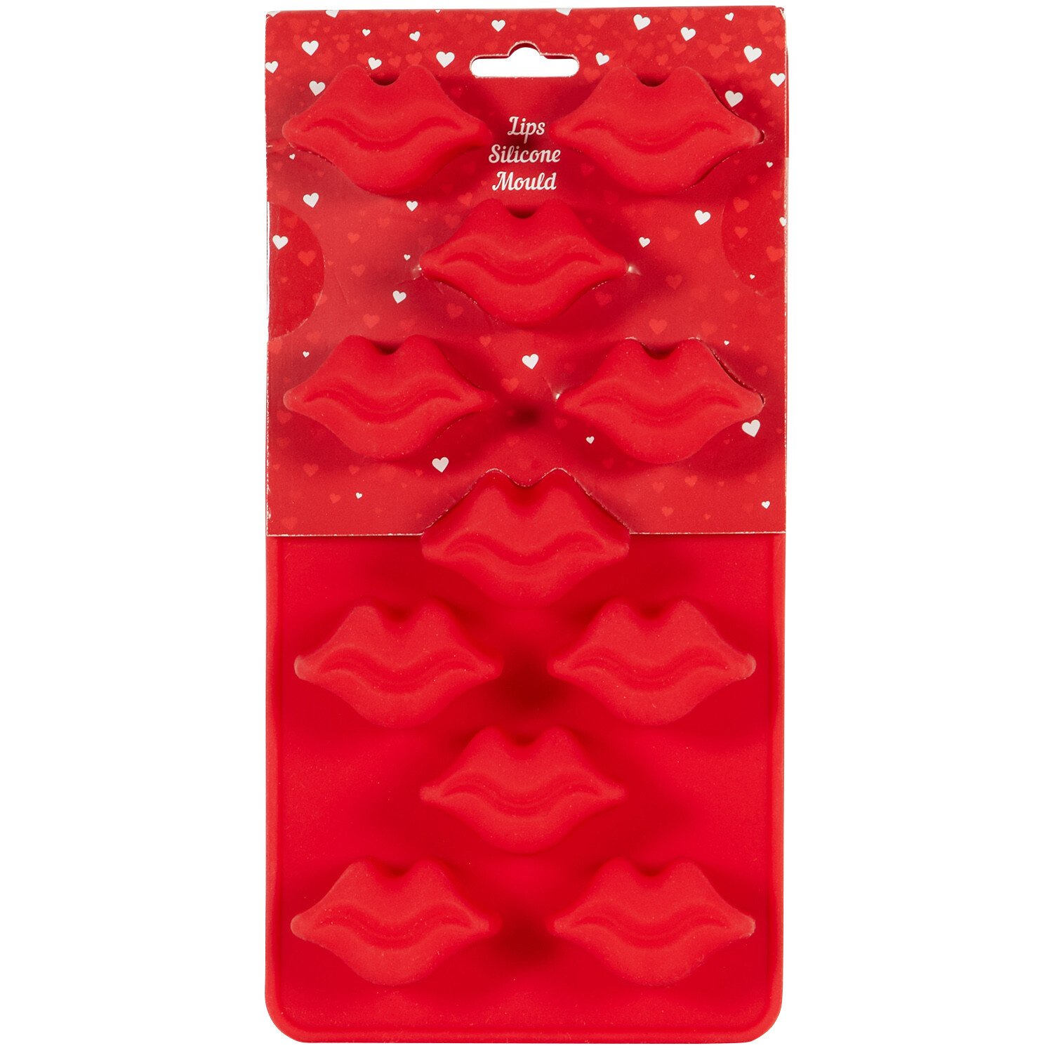 Valentines Lips Silicone Mould - Red Image 1