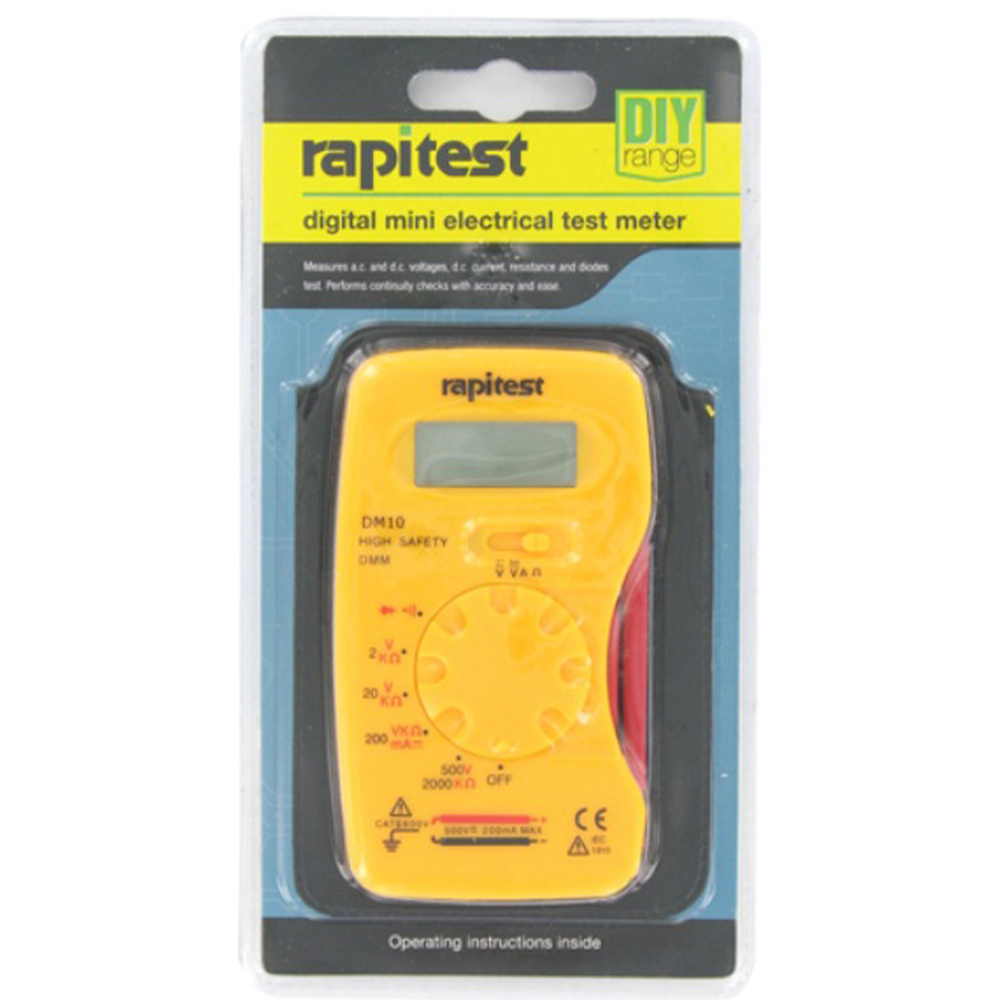 Rapitest Digital Mini Electrical Test Meter Image