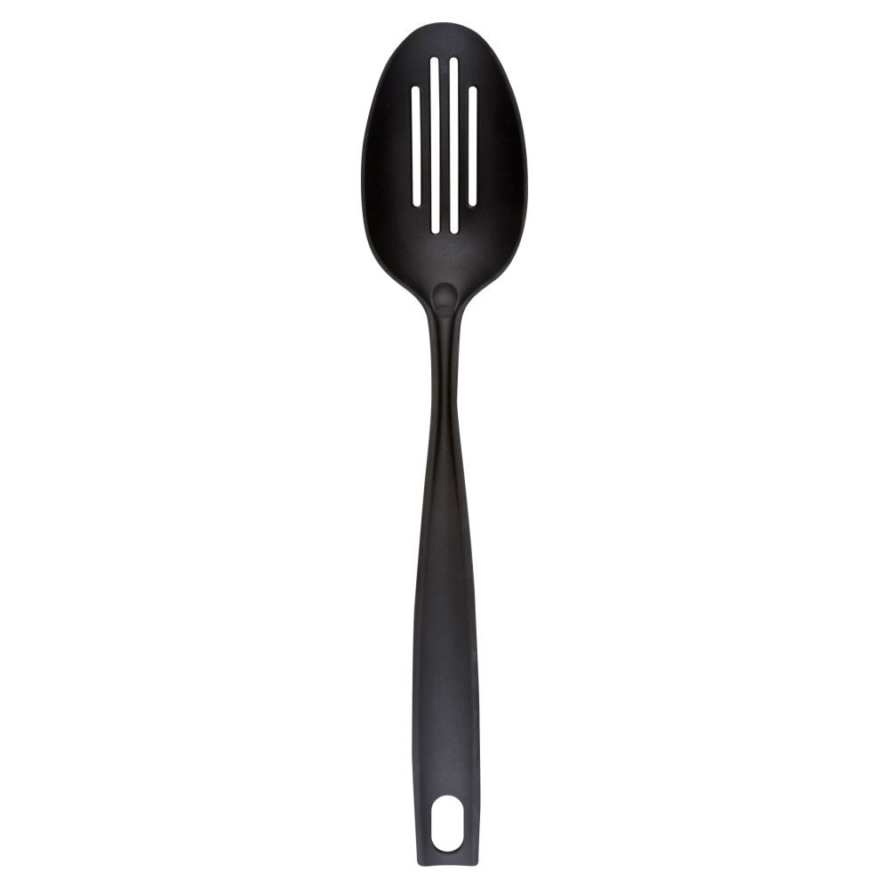 Wilko Functional Slotted Spoon Black Image