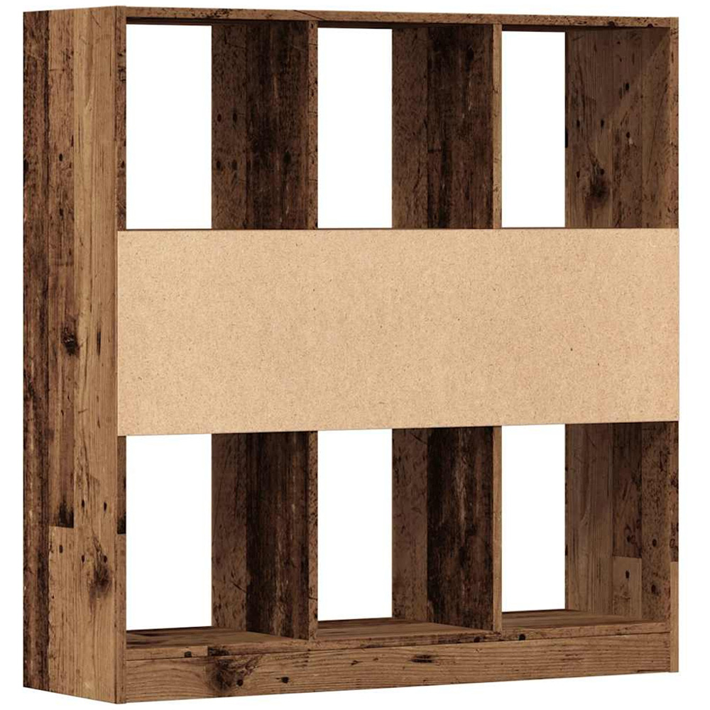 vidaXL 8 Shelf Old Wood Bookcase Image 4