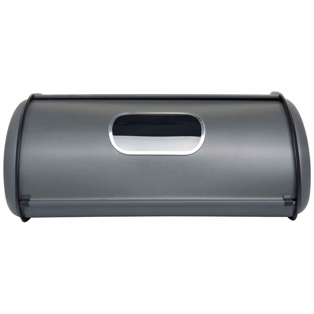 Wilko Bread Bin Grey Wilko