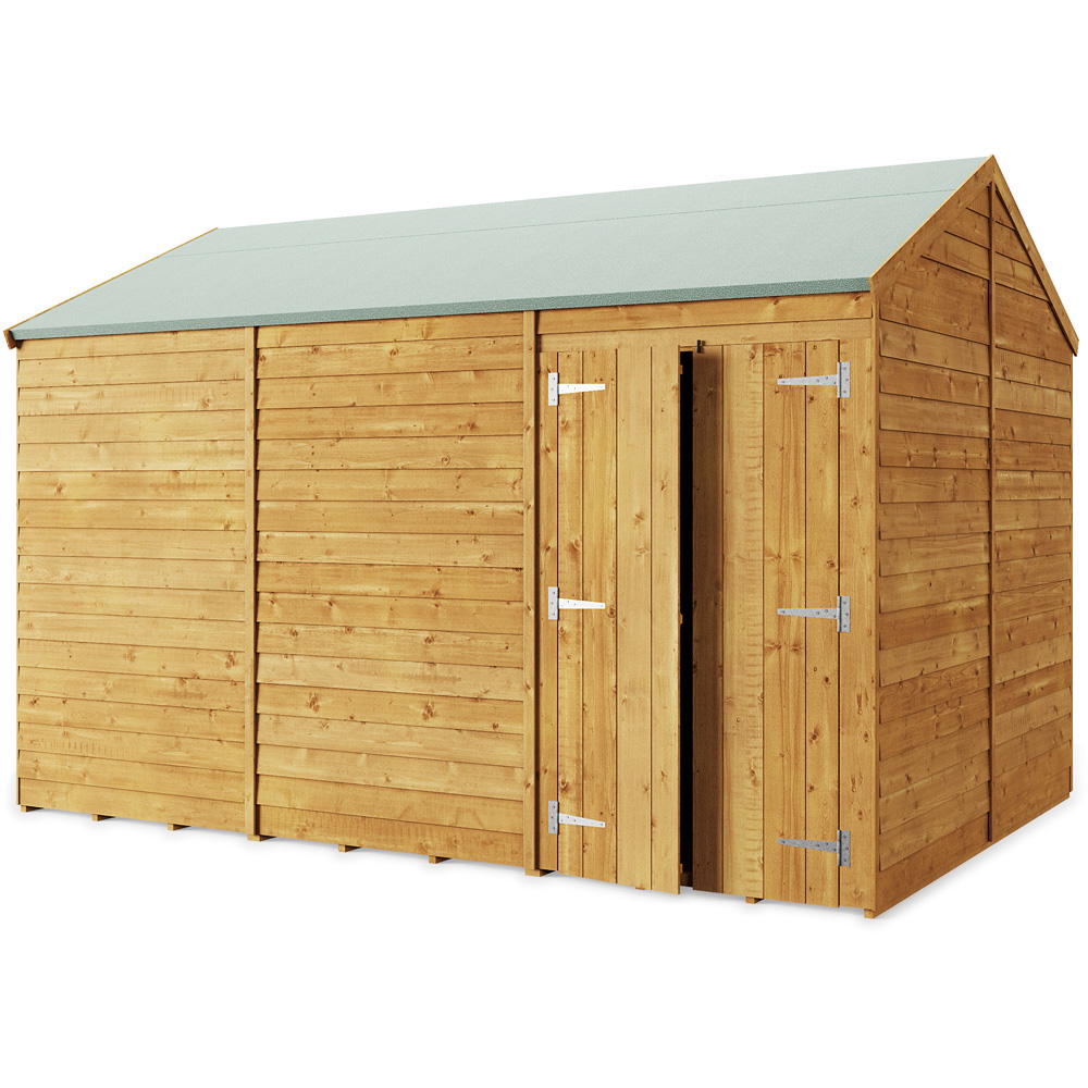 StoreMore 12 x 8ft Double Door Overlap Apex Shed Image 1
