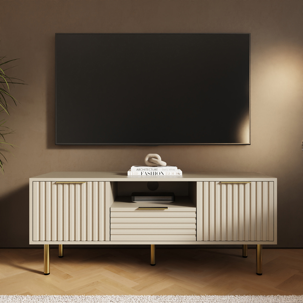 GFW Nervata Cream TV Unit Image 7