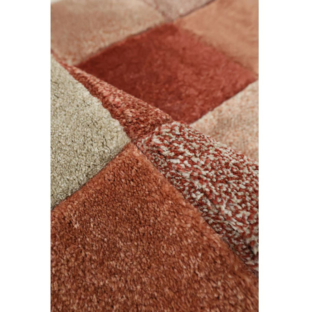 Homemaker Newport Terracotta Blocks Rug 200 x 290cm Image 3